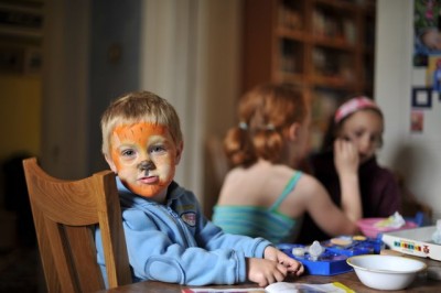 Little Tiger by Big Sister
